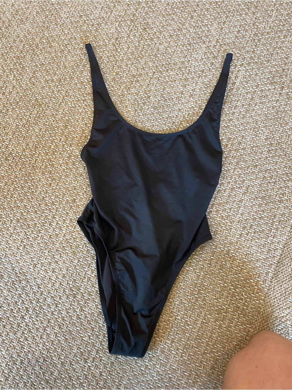 Classic Black One-Piece Swimsuit by Skims. Small